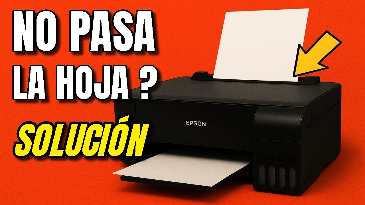 No PASA la HOJA en IMPRESORA EPSON L3110 Atascada Multifuncional con Sistema Continuo 2026