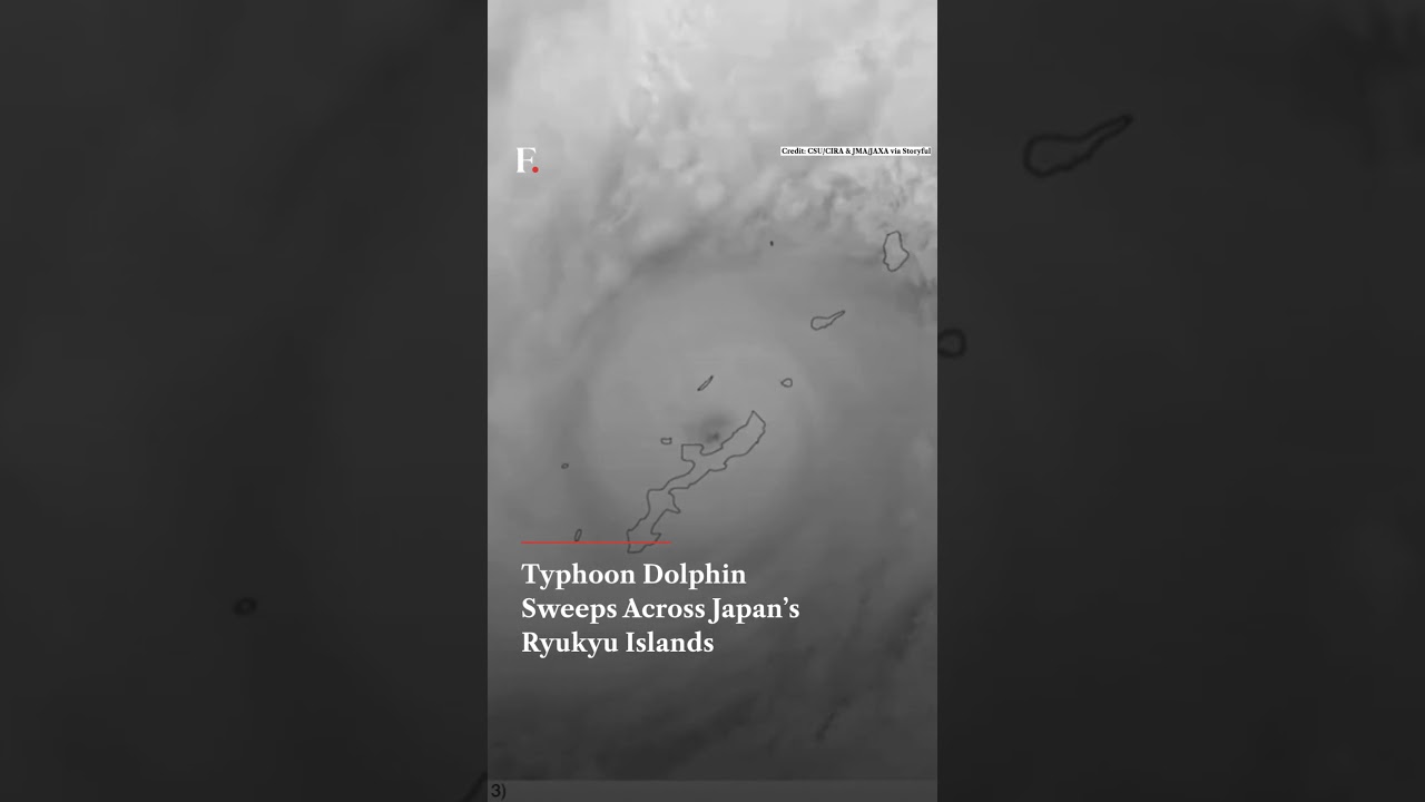 Typhoon Dolphin Sweeps Across Japan&rsquo;s Ryukyu Islands | N18G