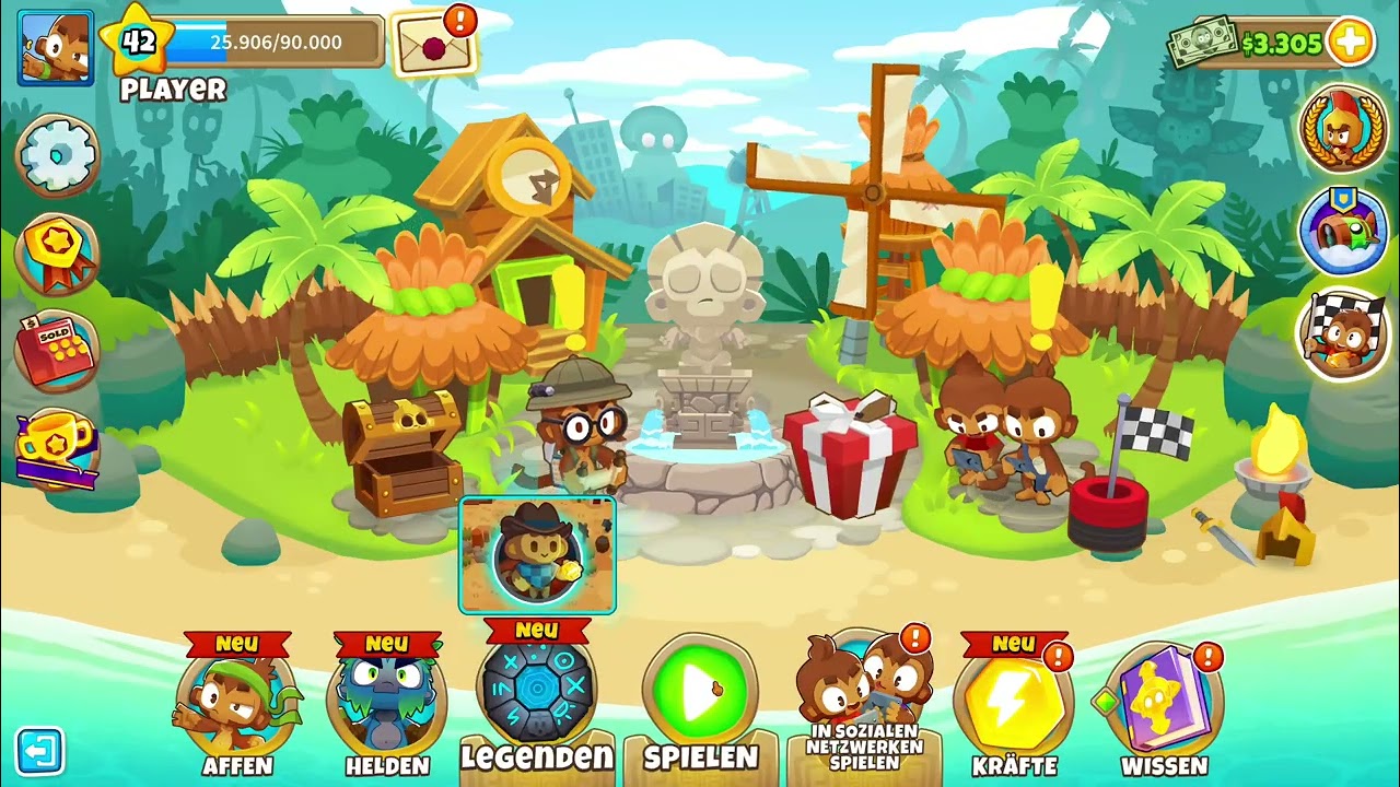 Bloons TD6 Schwarzer rand ohne erfahrungstufen  neuer accound