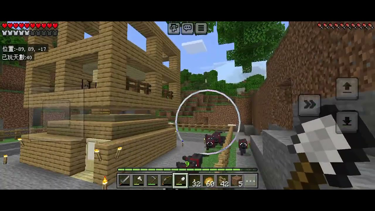 種田殺怪，無聊亂玩#minecraft #遊戲#三串鳥蛋