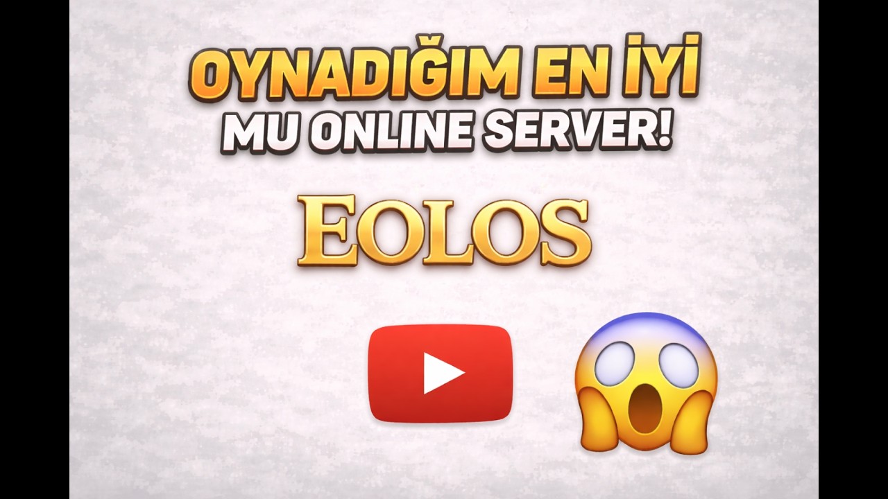 Oynadığım en iyi MU ONLINE server.