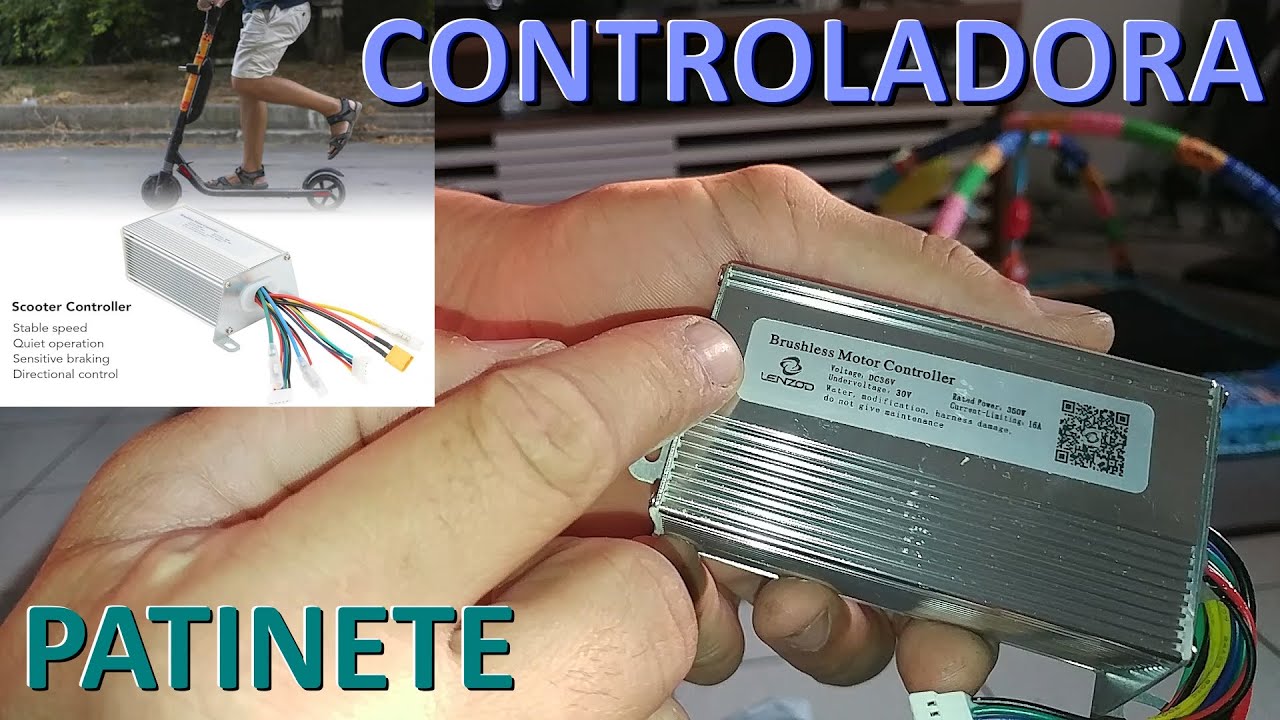 UNBOXING Controladora módulo principal de patinete universal M365 36V 16a 350W Lenzod ALIEXPRESS