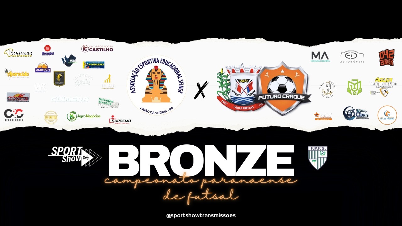SFINGE x PAULA FREITAS FUTURO CRAQUE I CAMPEONATO PARANAENSE DE FUTSAL I SÉRIE BRONZE