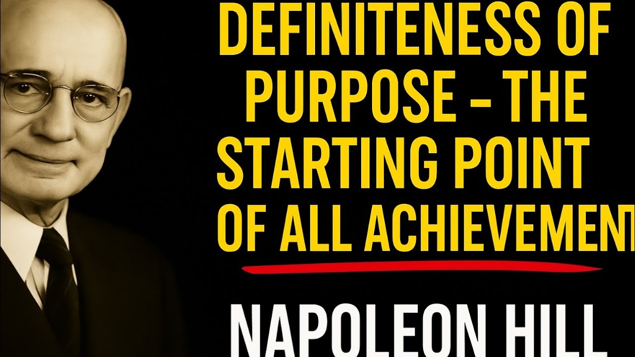 Definiteness of Purpose &ndash; The Starting Point of All Achievement | Napoleon Hill