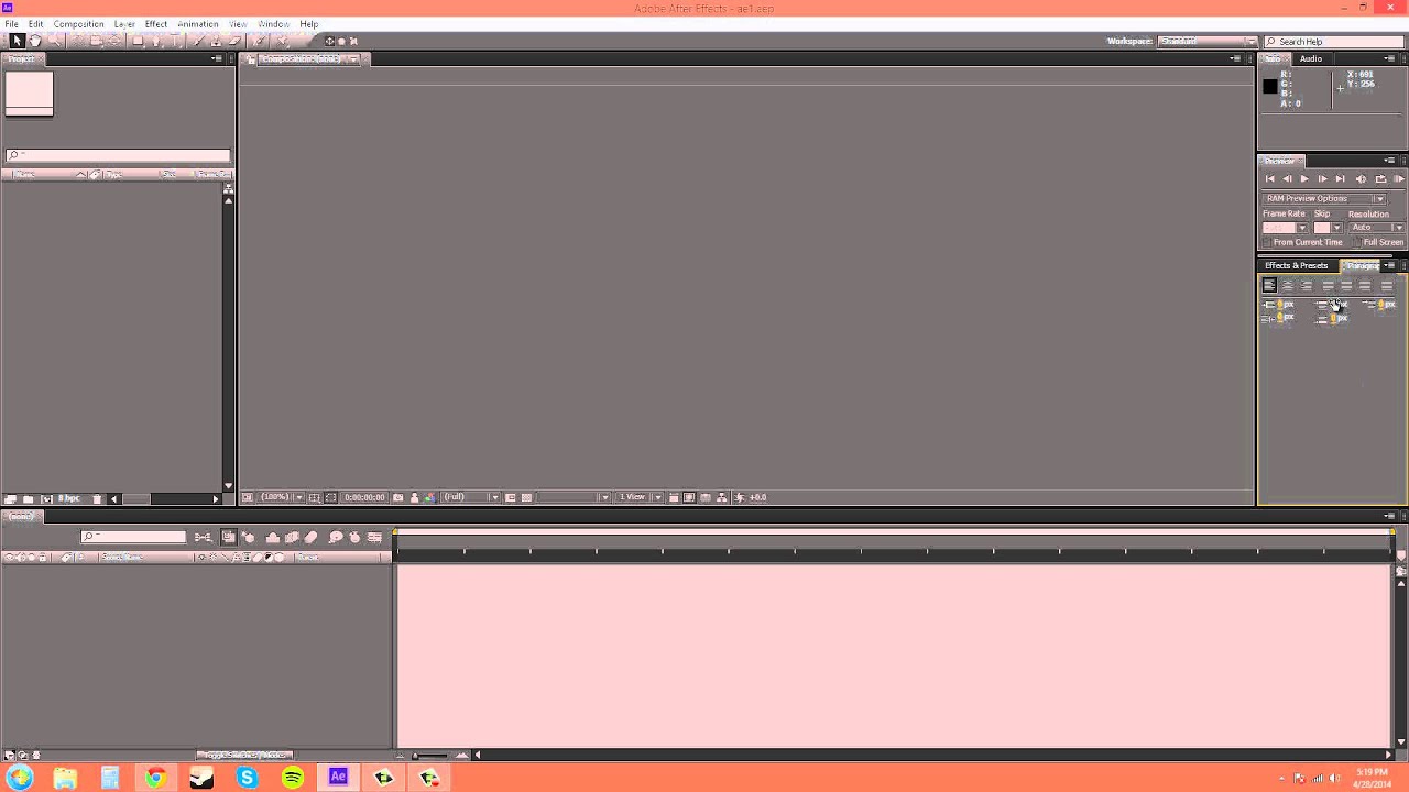After Effects CS6 Tutorial - 1 - Introduction