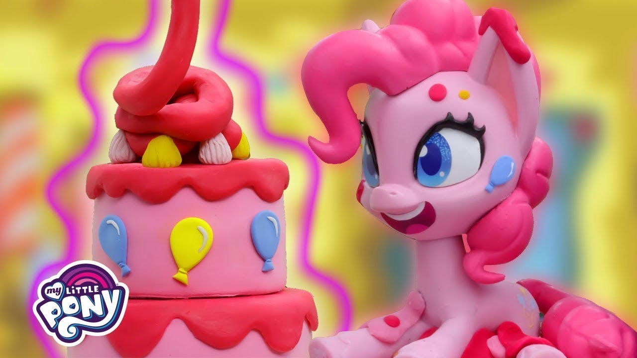 My Little Pony Stop Motion 🎂 Pat a Cake with Pinkie Pie | My Little Pony Cake