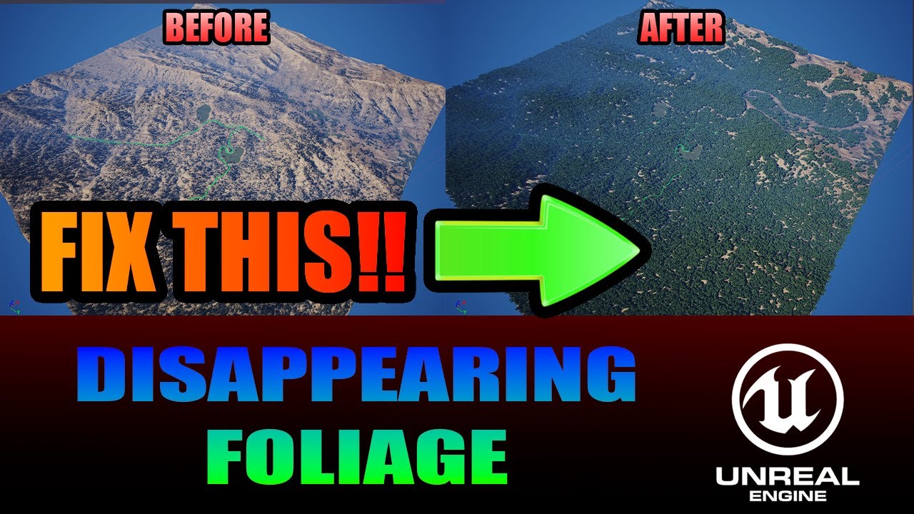 Unreal Engine 5 - Foliage disappears - reasons and solutions