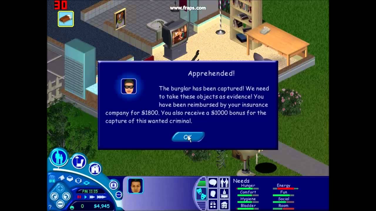 The Sims 1- The Burglar