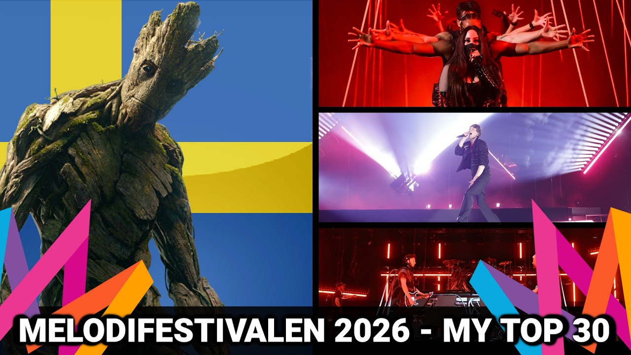 Мелодифестивален 2026 | Мой топ-30