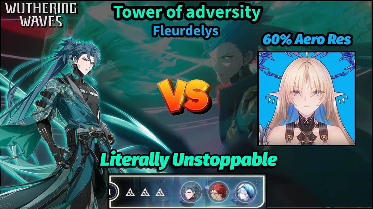 Jiyan Never Falls!! The Hardest S0 Jiyan Vs ToA Fleurdelys Fight [Wuthering Waves]