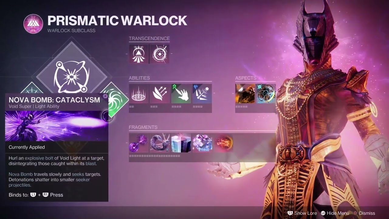New Prismatic Pvp Build & Fashion for Warlock with Transverse Steps (Destiny 2)