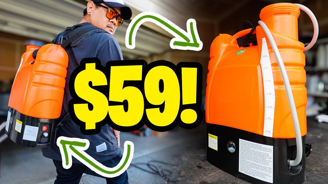 This is the CHEAPEST ELECTRIC BACKPACK SPRAYER on AMAZON! Is it any good?