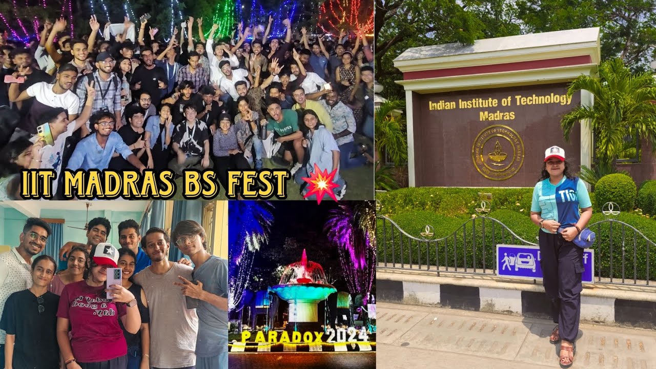 IIT Madras Paradox 2024 | Part 1 Vlog | College Fest