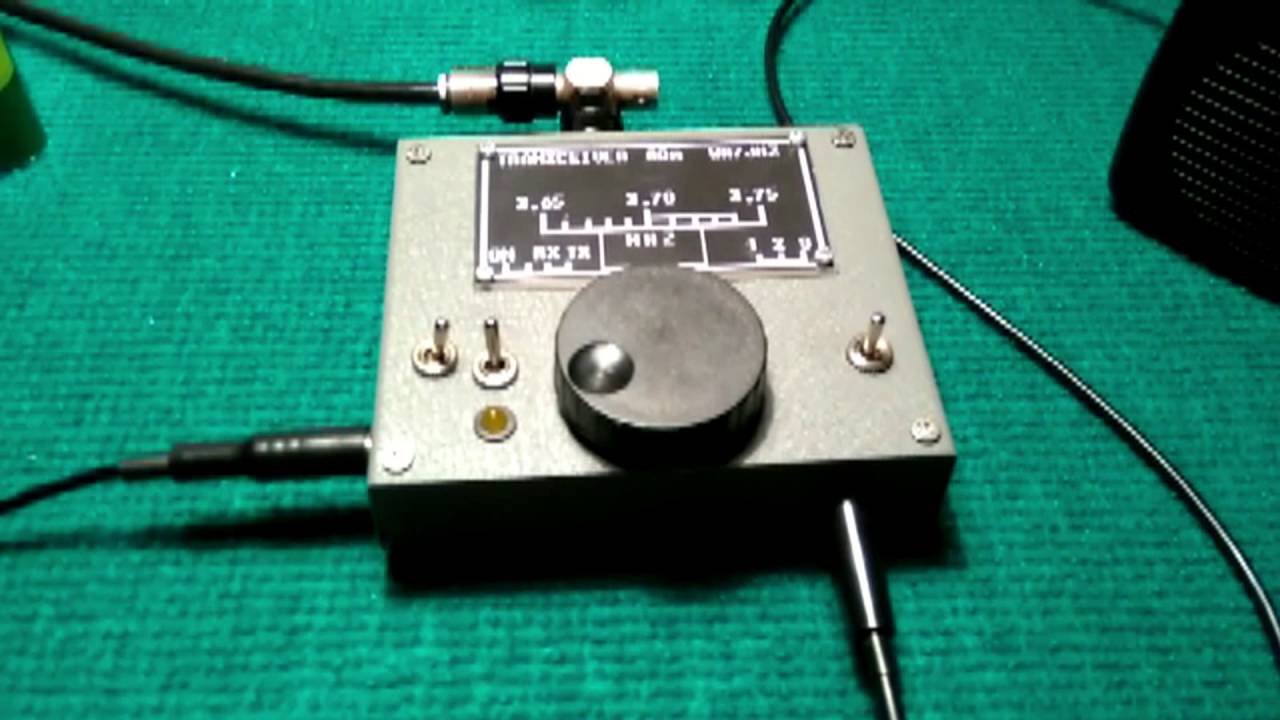 transceiver homemade portable 80m QRP SSB