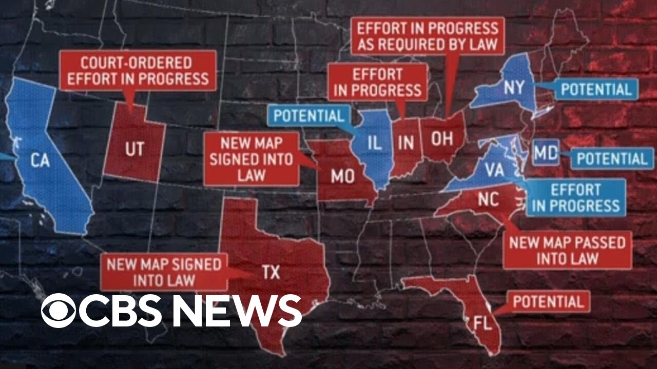 Potential impact of nationwide congressional redistricting fights
