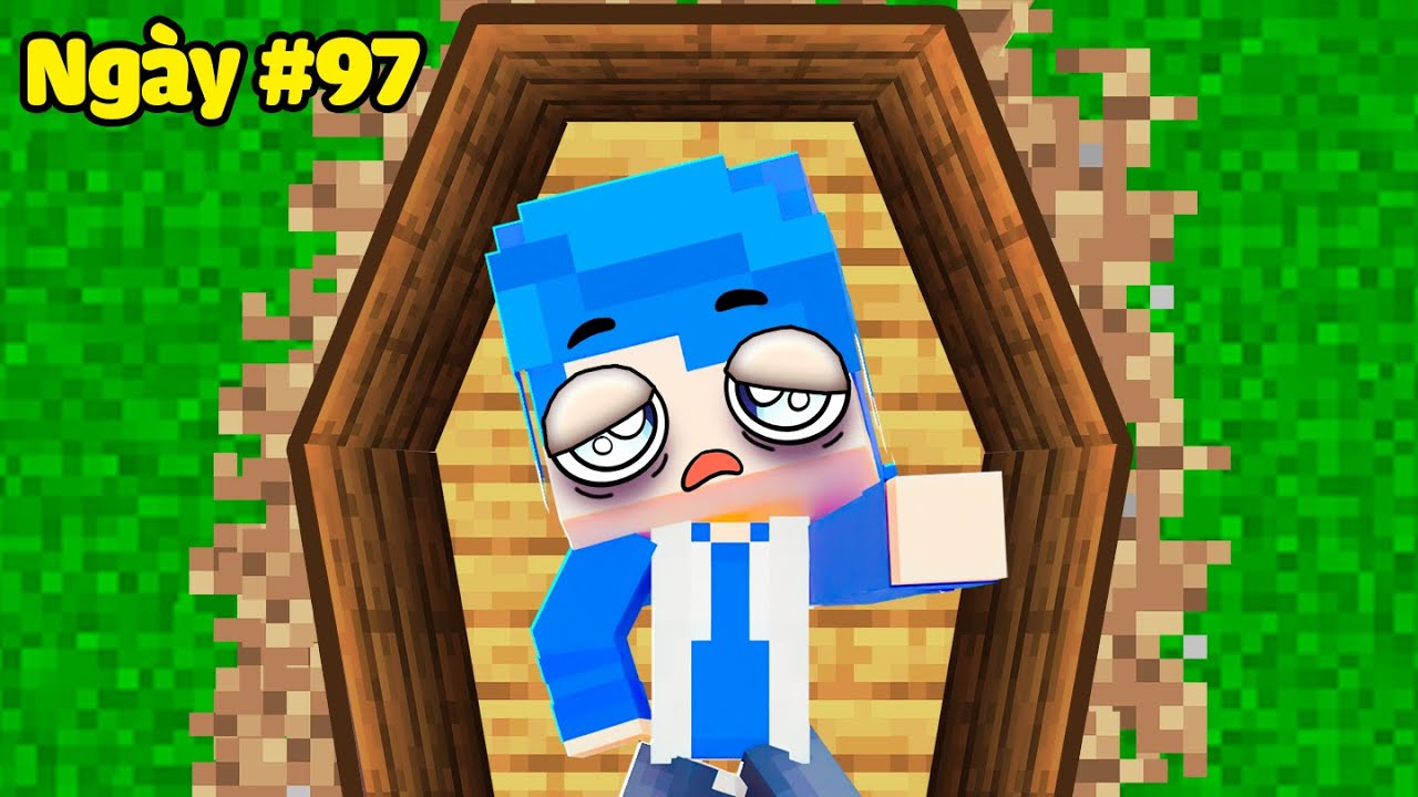 HUY NOOB 100 NGÀY DƯỚI HẦM MỘ TRONG MINECRAFT ⚰️💯