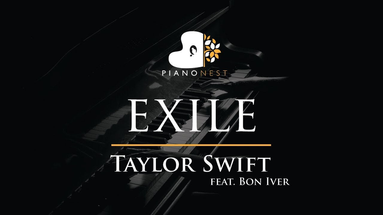 Taylor Swift – exile (feat. Bon Iver) - Piano Karaoke Instrumental Cover with Lyrics