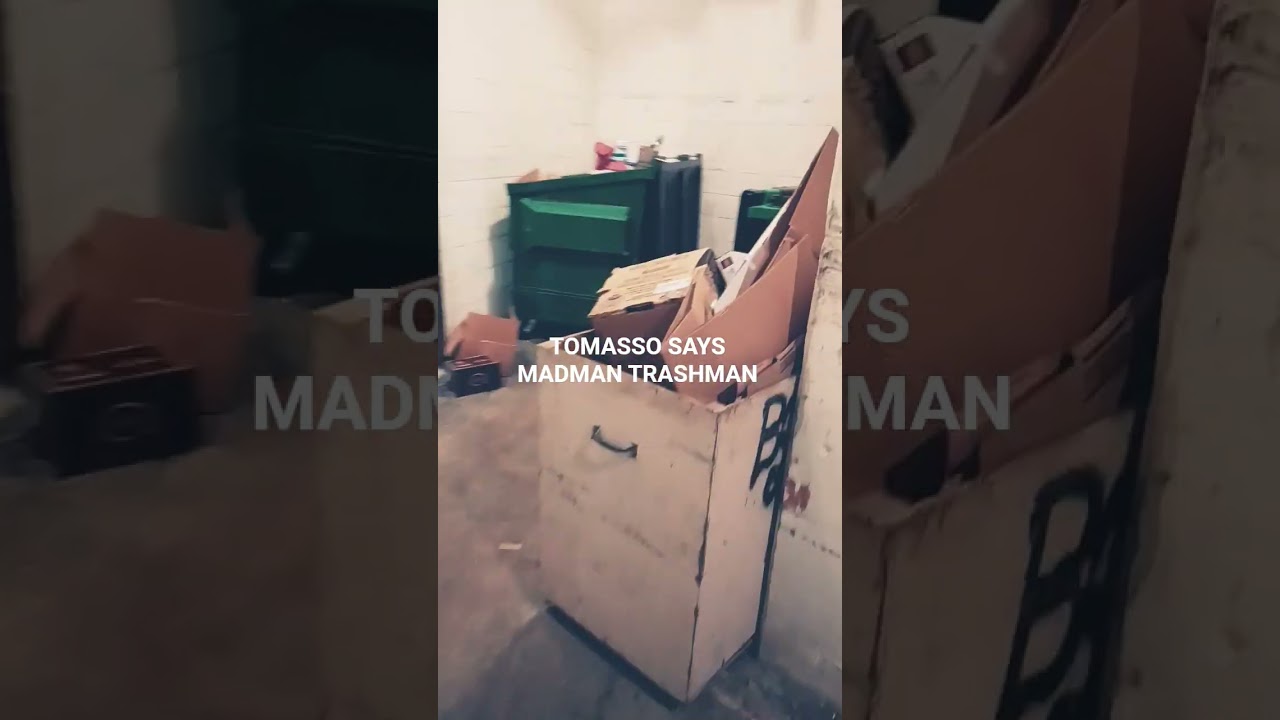Безумный мусорщик Томассо справляется со своей работой #мотивация #Томассослишкомскоростанетзнаме...
