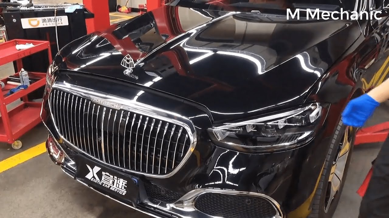 Mercedes-Maybach S480 | Периодическое обслуживание | Замена масла Maybach S480.