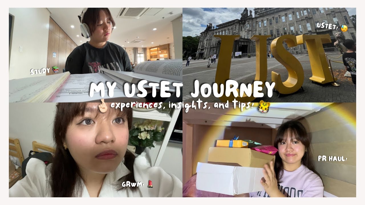 𝗺𝘆 𝗨𝗦𝗧𝗘𝗧 𝗷𝗼𝘂𝗿𝗻𝗲𝘆🐯| vlog + story time of how my USTET went! ⊹₊⟡⋆