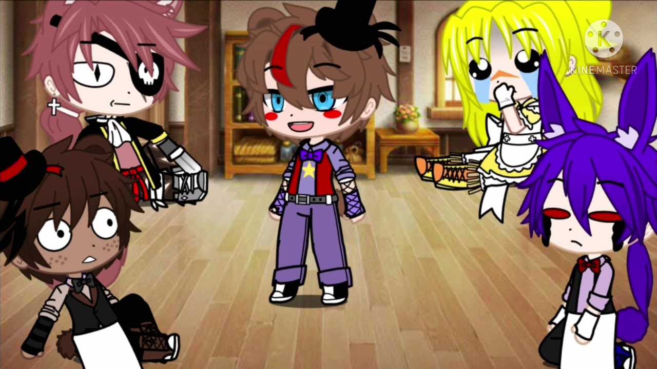 FNaF 1 react to ucn voice lines//part 2// [made by: this is me:3]