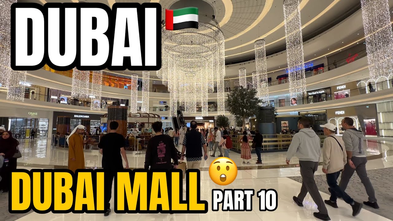 Dubai 🇦🇪 Mall Walking Tour | World’s Largest Shopping City Center | Part 10