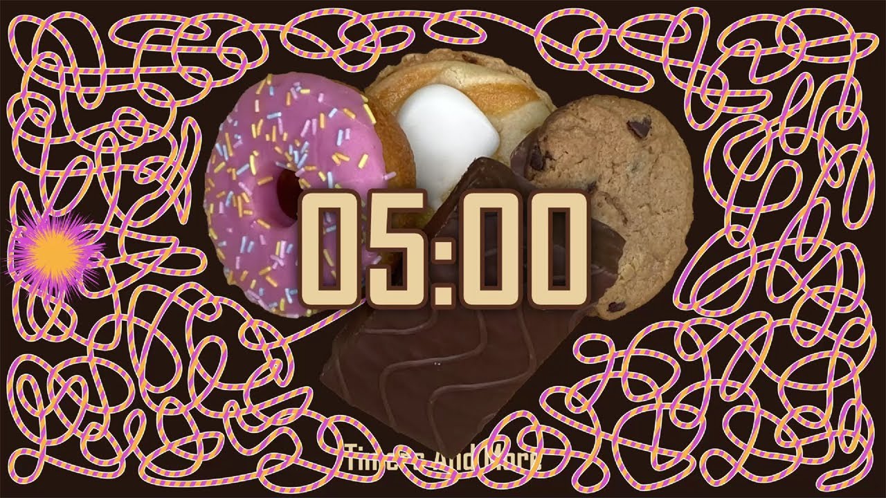5 Minute Sweet Treat Timer Bomb 🍩🍪 | Study with a Bang!