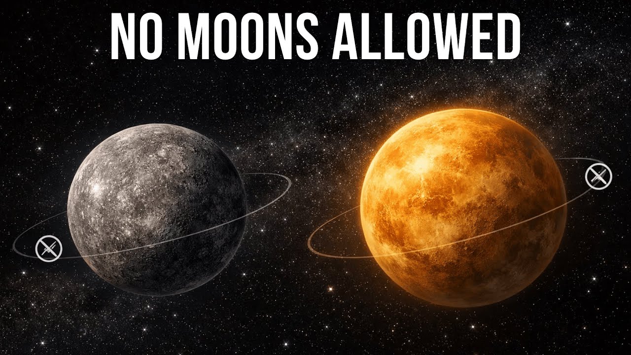 Why Don’t Venus And Mercury Have Moons?