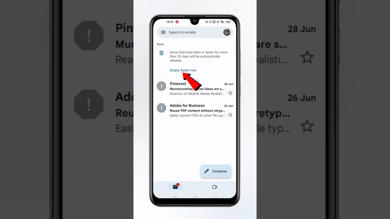 Gmail ka spam emails Kaise delete Karen | How to delete all spam emails from Google account