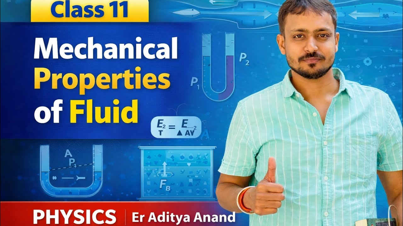 Mechanical Properties of Fluid | Class 11 | Physics | NCERT 