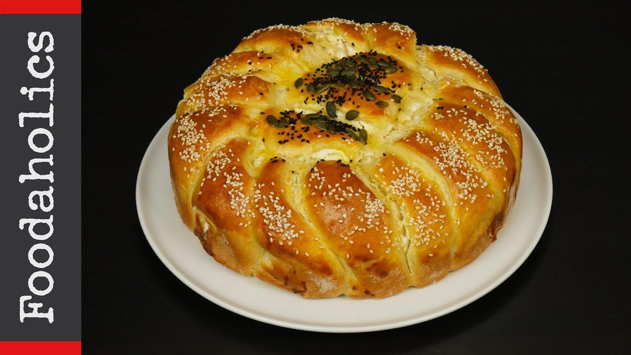 Τυρόπιτα φόρμας με ζύμη γιαουρτιού | Foodaholics | CHEESE PIE WITH YOGHURT DOUGH