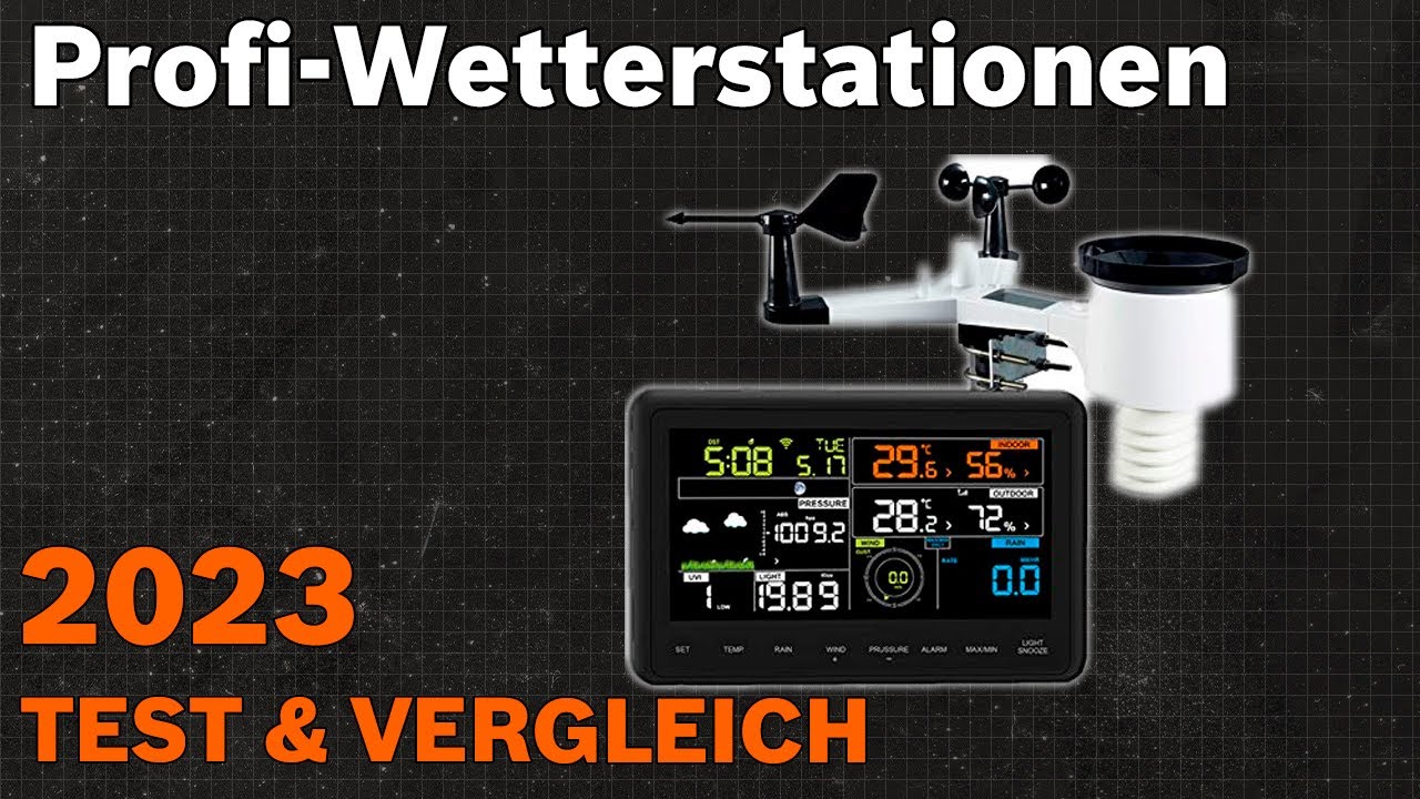 TOP–7. Die besten Profi-Wetterstationen. Test & Vergleich 2024 | Deutsch