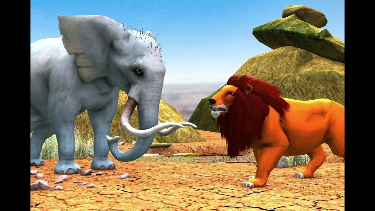 जब हाथी से भिड़ गया शेर 😱 | Jungle Fight Elephant vs Lion