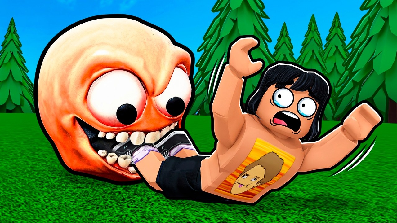 ЭТО ЧЁ ЗА КОЛОБОК?😱 СПАСАЮСЬ ОТ ГЕФА В ROBLOX😭