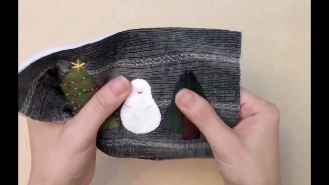 DIYPatchwork/quilt tutorial— Christmas tree, snowman and snowflakes 手工拼布聖誕雪人與聖誕樹🌲❤️裝飾溫馨的家(＾ｰ^)ノ