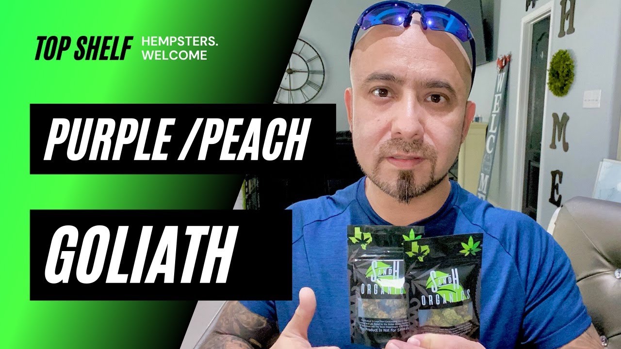 PURPLE & PEACH GOLIATH HEMP FLOWER