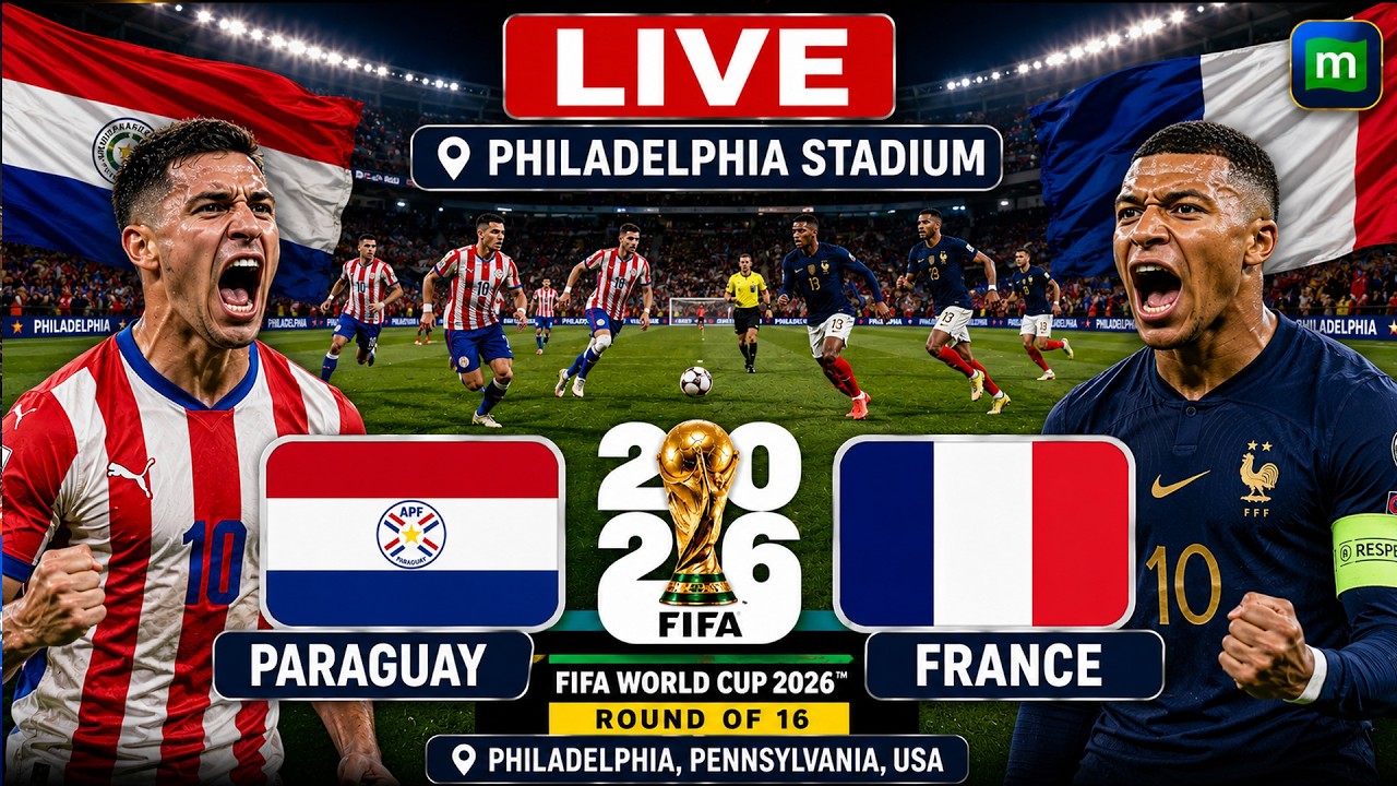 🔴 Paraguay vs France LIVE Match Today: FIFA World Cup 2026 Round of 16 | PAR vs FRA LIVE Football