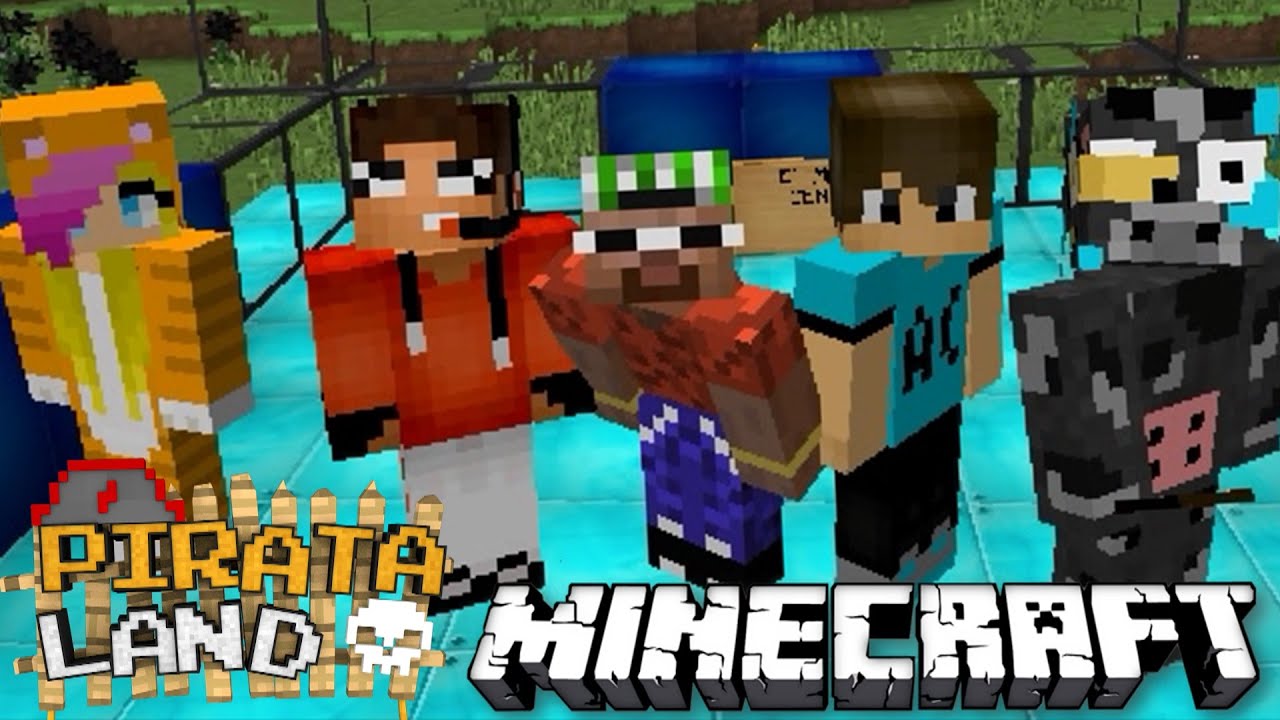 5 Youtubers Vs. 1 Ave | PIRATALAND #1