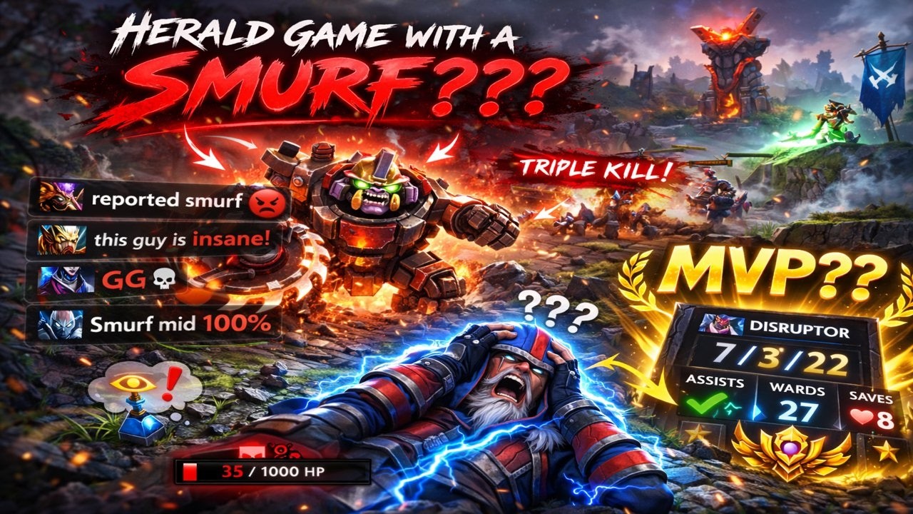 Herald Game With a “Smurf”… Somehow I’m MVP