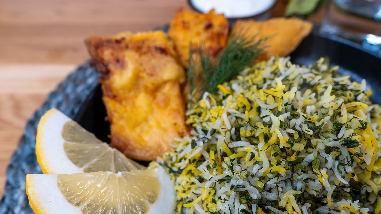 Persisches Neujahrs Essen Kräuterreis & Fisch|Iranian New Year| Sabzi Polo ba Mahi| سبزی پلو با ماهی