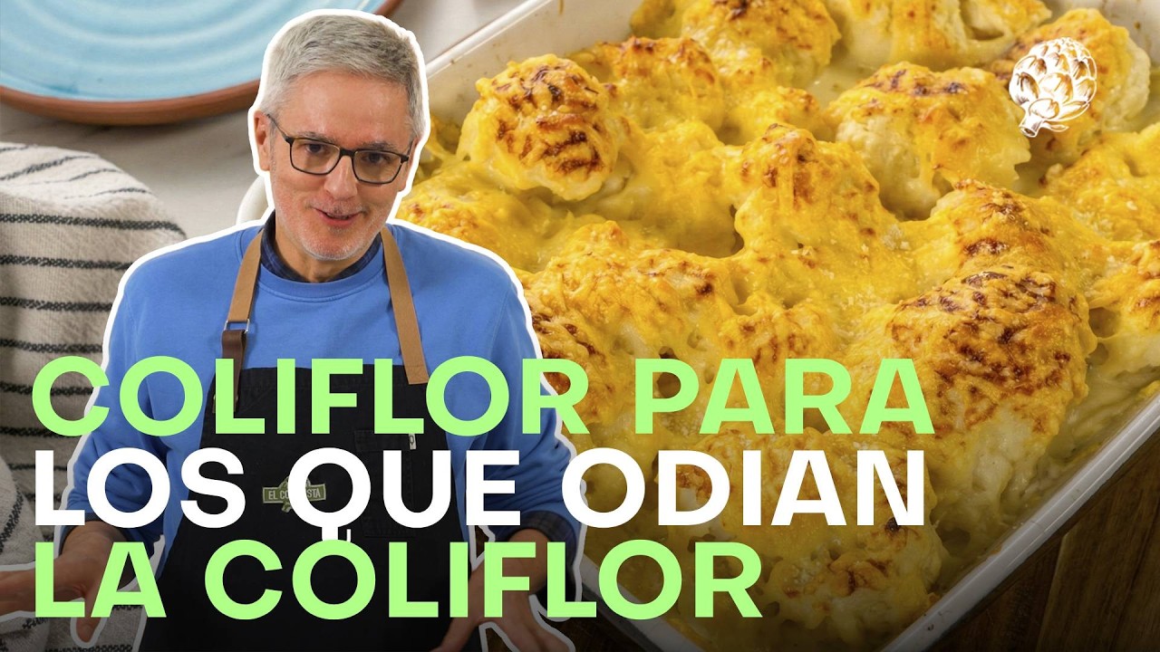 Coliflor gratinada, la receta fácil y cremosa sin bechamel | EL COMIDISTA