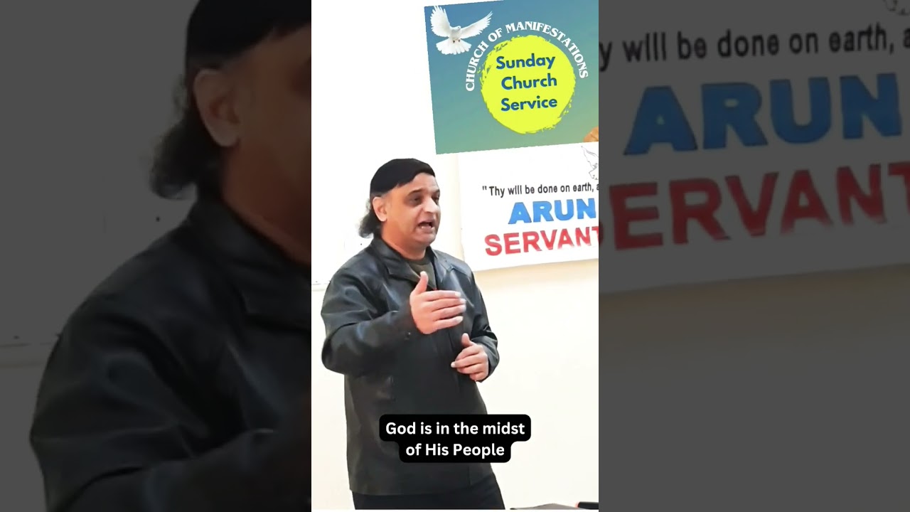Ps. Arun John - God is present with his people. #jesus #hope #prayer #love #jesuslovesyou#god
