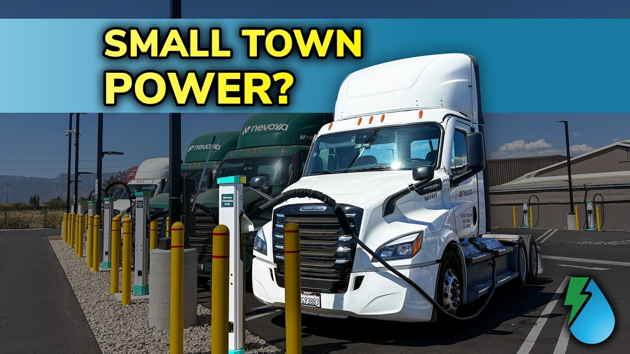 Inside One of America's Largest Commercial Electric Truck Charging Hubs