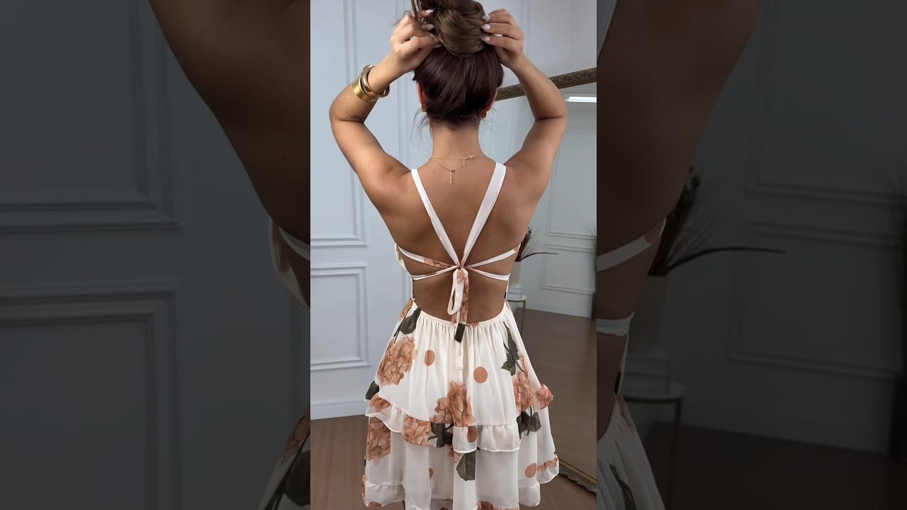 Must-See Jumbo Fashion Store Stunning Glam Looks ARABELLA Dress line Floral a tiered skirt 🌸 #shorts