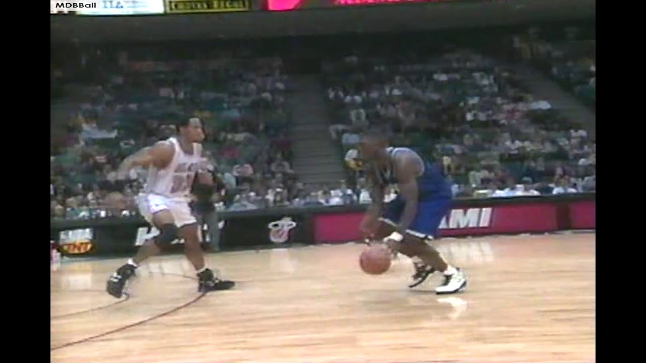NBA On TNT - Larry Johnson & Alonzo Mourning's First Meeting As Opponents! Hornets @ Heat 1995