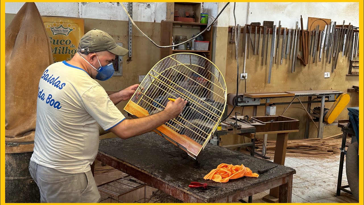 GAIOLEIRO! FABRICANTE DE GAIOLAS DE ARCO
