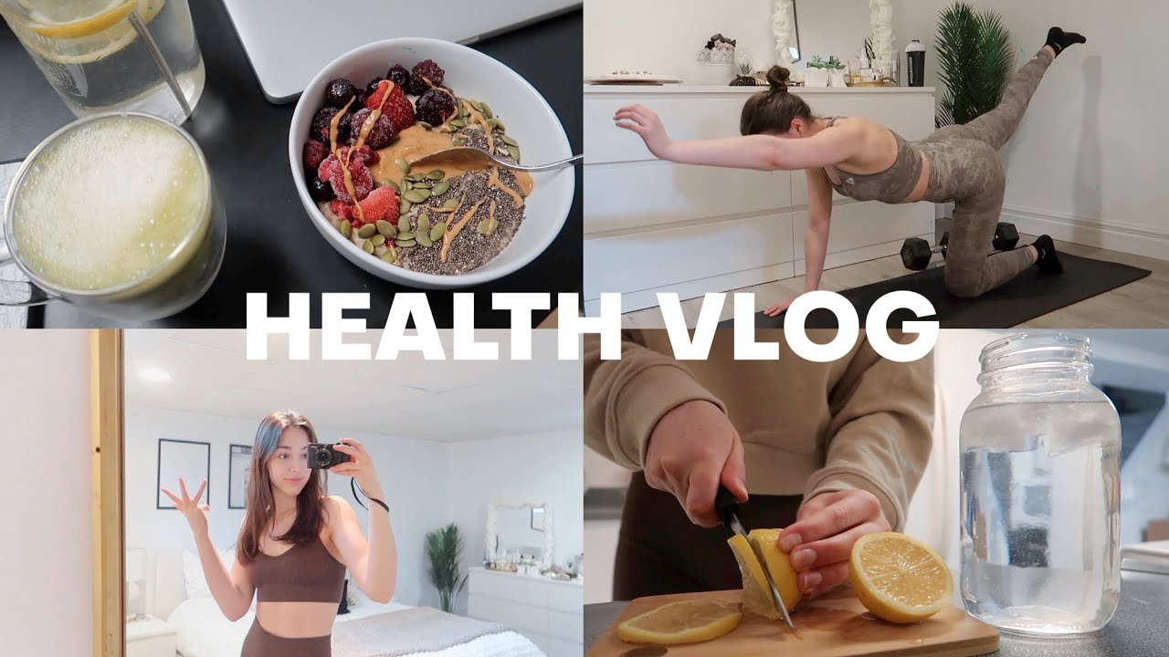 HEALTH VLOG: workout w/me, grocery haul, + meal ideas