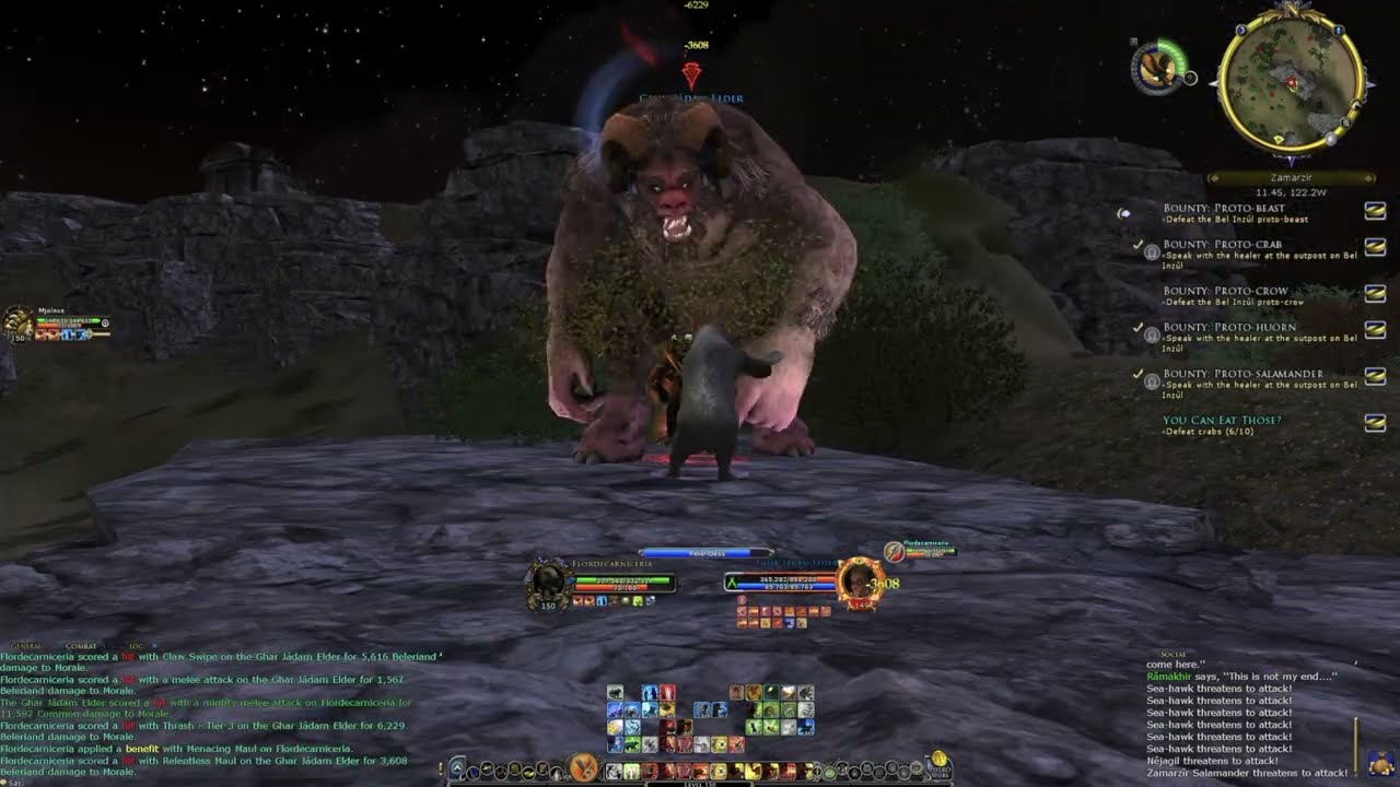 LOTRO Update 41 Jadambor & Protos Daillies| Playing Blue Beorning Tank is very therapeutic.