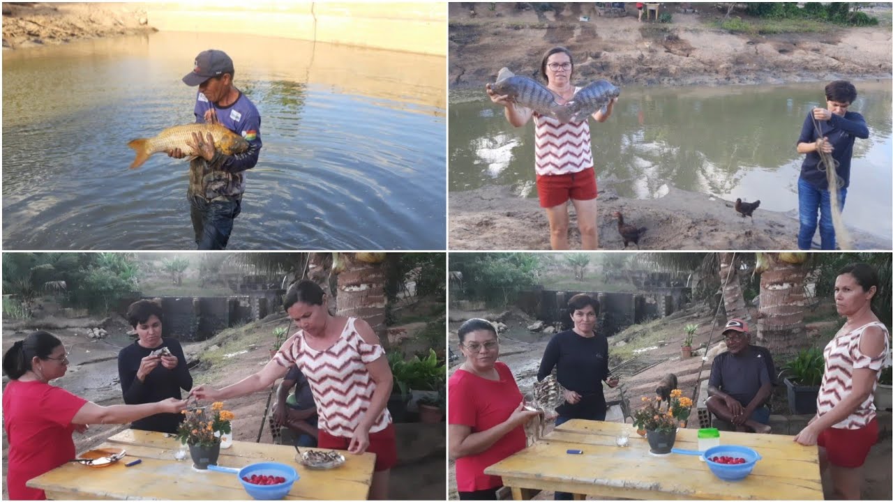 PESCANDO E ASSANDO PEIXE NA BRASA! UMA DAS &Uacute;LTIMAS PESCARIAS NESSE PO&Ccedil;O! 