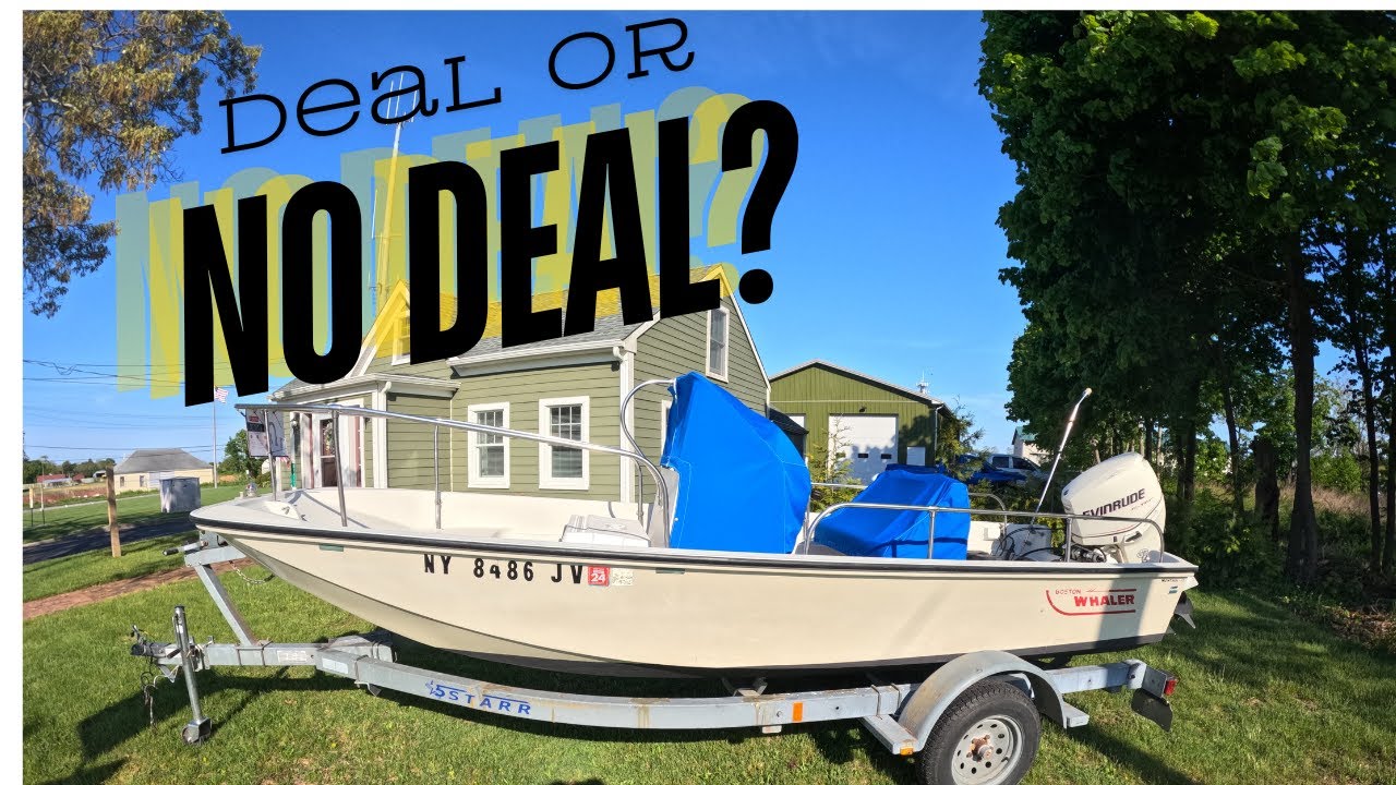 Picking Boats by the Side of the Road - a Classic 17' Boston Whaler Montauk for Dirt 